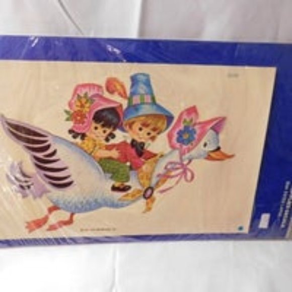 Meyercord Mother Goose Art Decal Vintage - Picture 1 of 6